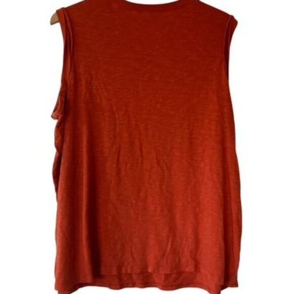 Burnt Orange Torrid Muscle Shirt - Picture 2 of 3